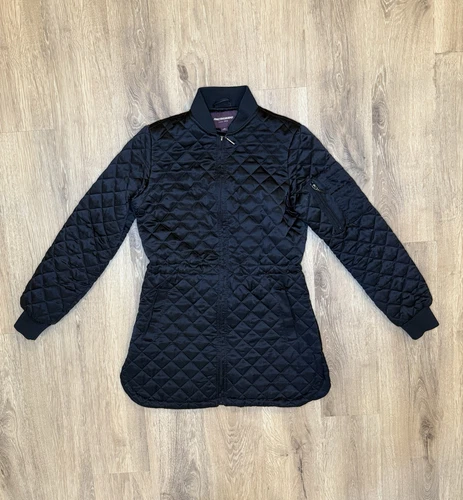 VETEMENTS Cappotto nero trapuntato donna Johnston & Murphy taglia XS buone condizioni giacca nera