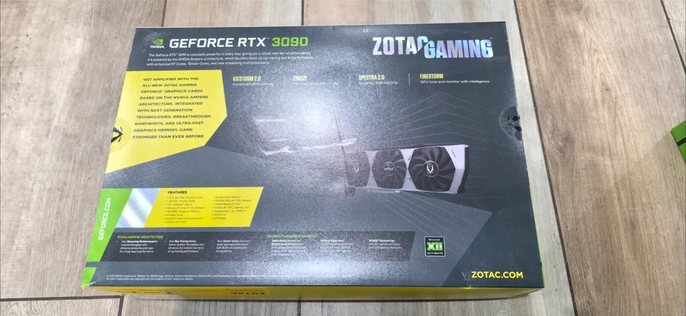 ZOTAC GAMING GeForce RTX 3090 Trinity OC 24GB GDDR6X Graphics Card - Image 2 of 2