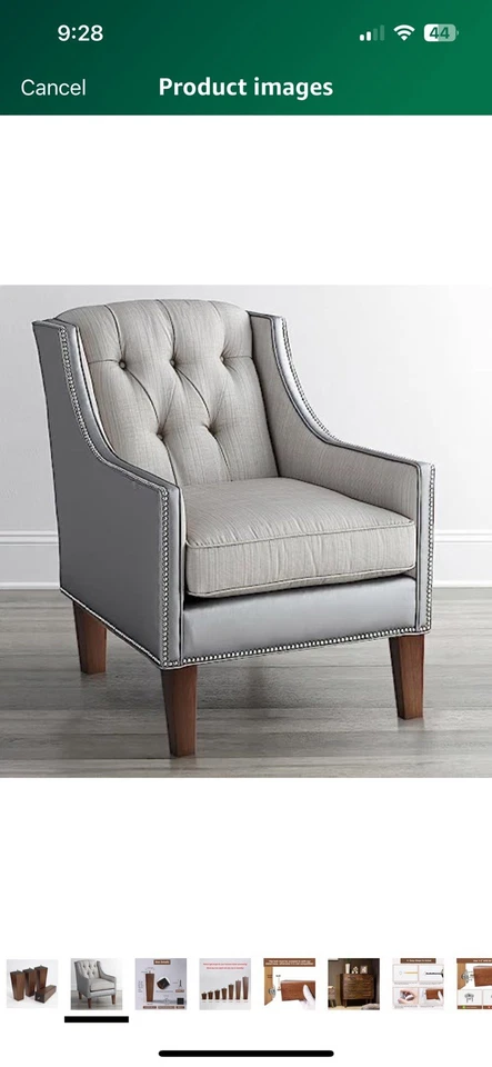 Conjunto de 4 pernas de madeira para móveis de 8 polegadas sofá armário cômoda pernas de reposição - Imagem 2 de 4