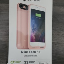 mophie Slim Wireless Charging Battery Case Rose for iPhone 7 Plus