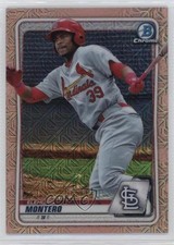 2020 Bowman Chrome Mega Box Rose Gold Mojo Refractor 1/1 Elehuris Montero 0s9t