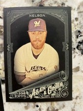 2018 TOPPS ALLEN GINTER X BASEBALL BASE CARD MILWAUKEE BREWERS JIMMY NELSON #122