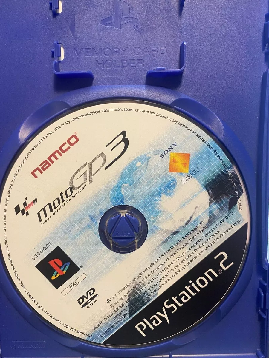 Jogo MOTO GP3 PS2 PlayStation 2 Platinum inclui manual Bom Estado Como Visto