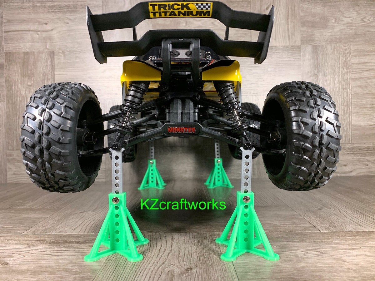 RC Car Adjustable Jack Stands Axle Set of for 6x6 Crawlers