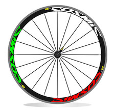 Mavic Cosmic sl 50 adesivi stickers tricolore bandiera italiana