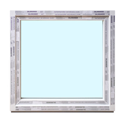 Kunststofffenster Fenster Salamander, 110x110 cm bxh, weiß