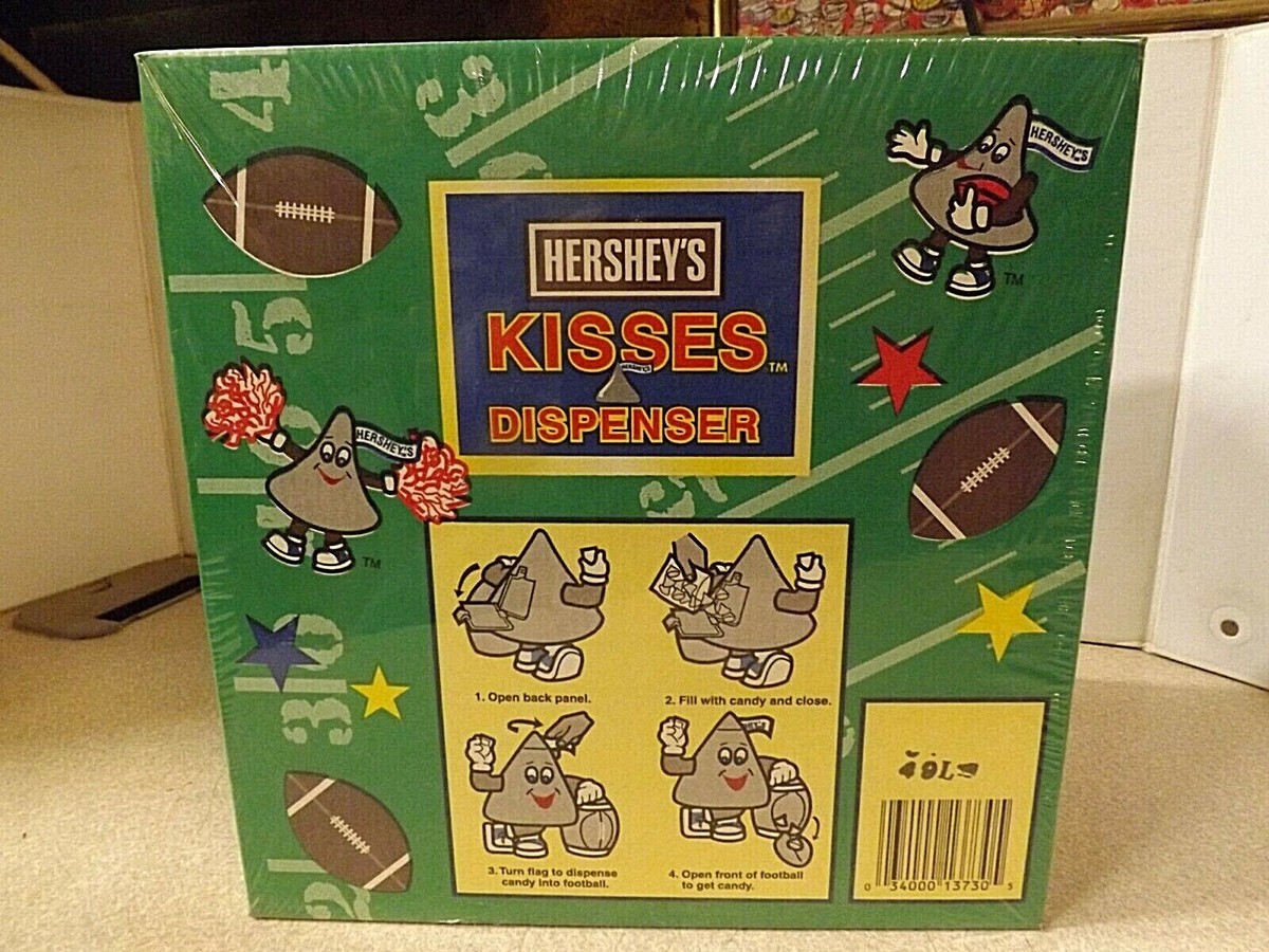 HERSHERYS KISSES VINTAGE FOOTBALL CANDY DISPENSER NO CANDY | eBay