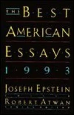 The Best American Essays 1993 - Paperback By Atwan, Robert - VERY GOOD