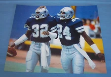 Dallas Cowboys Everson Walls & Dennis Thurman Unsigned 8x10 Photo Rare