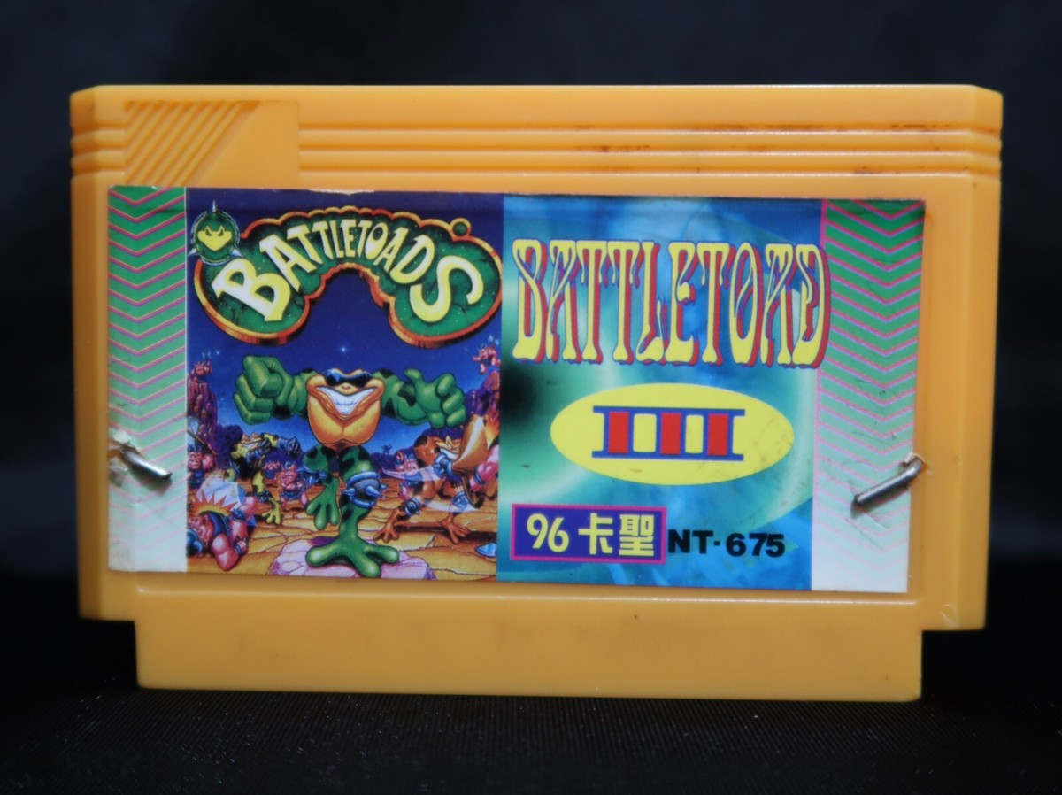 😎Battletoads - Famiclone Famicom 60 pin Nes Cartridge 8 bit