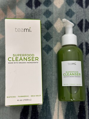 teami SUPERFOOD CLEANSER 4.4 Oz / 130mL ~ NEW in BOX Green Clean Organic Vegan
