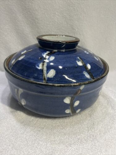 Vintage OMC Japan XL Otagiri Stoneware OvenProof Covered Vented Casserole  Dish - Picture 1 of 14