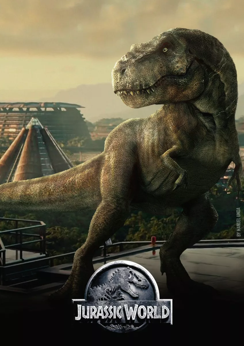 Jurassic World Movie POSTER WALL ART - CHOOSE SIZE - FRAMED OPTION b | eBay