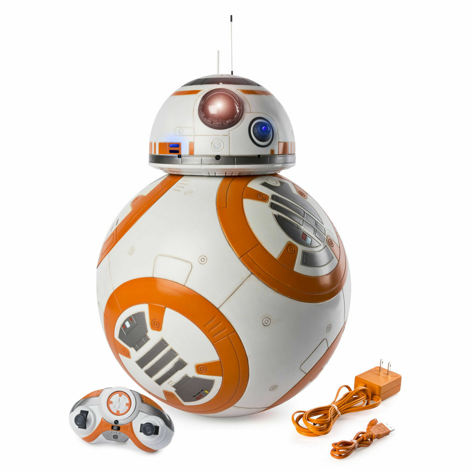 Spin Star Wars BB-8 Fully Interactive Hero Droid Remote + Charger New! | eBay