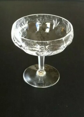 Gorham Chancellor Crystal Champagne/Sherbert/Compote Excellent: set of 6 vintage