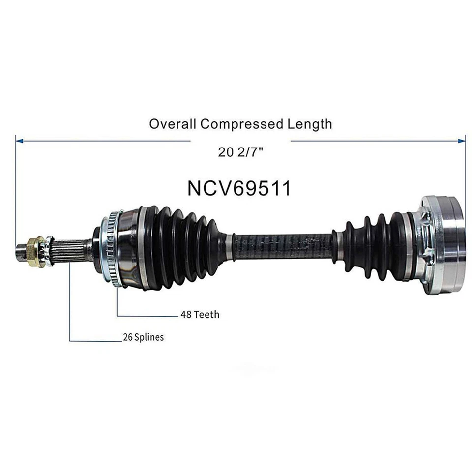 Eje delantero izquierdo derecho CV eje articulado para Toyota Celica All Trac 1988-1993 2,0 L Foto 2 de 4