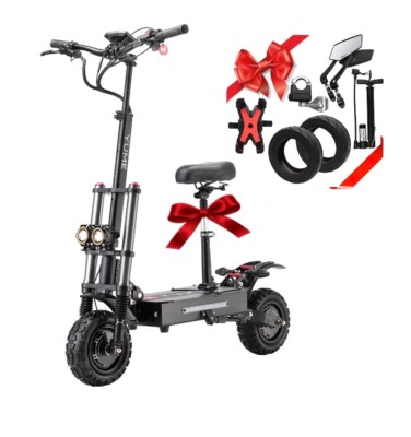 M YUME SCOOTER Y+ Dual moters 6000W Max Speed 50 Mph, Up To 50 Miles Long-range