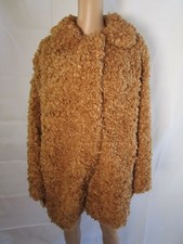 Heartloom Brown Faux Fur "mika" Jacket Size M Nwt