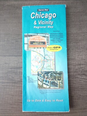 Chicago & Vicinity Regional Map by Warren Map (E2) (VD)