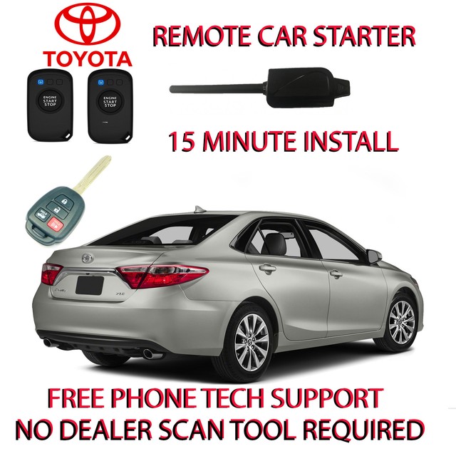 2015 2016 2017 TOYOTA RAV4 REMOTE STARTER NO WIRE SPLICING REGULAR KEY ...