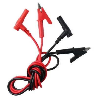Multimeter test leads Banana plug Crocodile clip Test lead Alligator clip