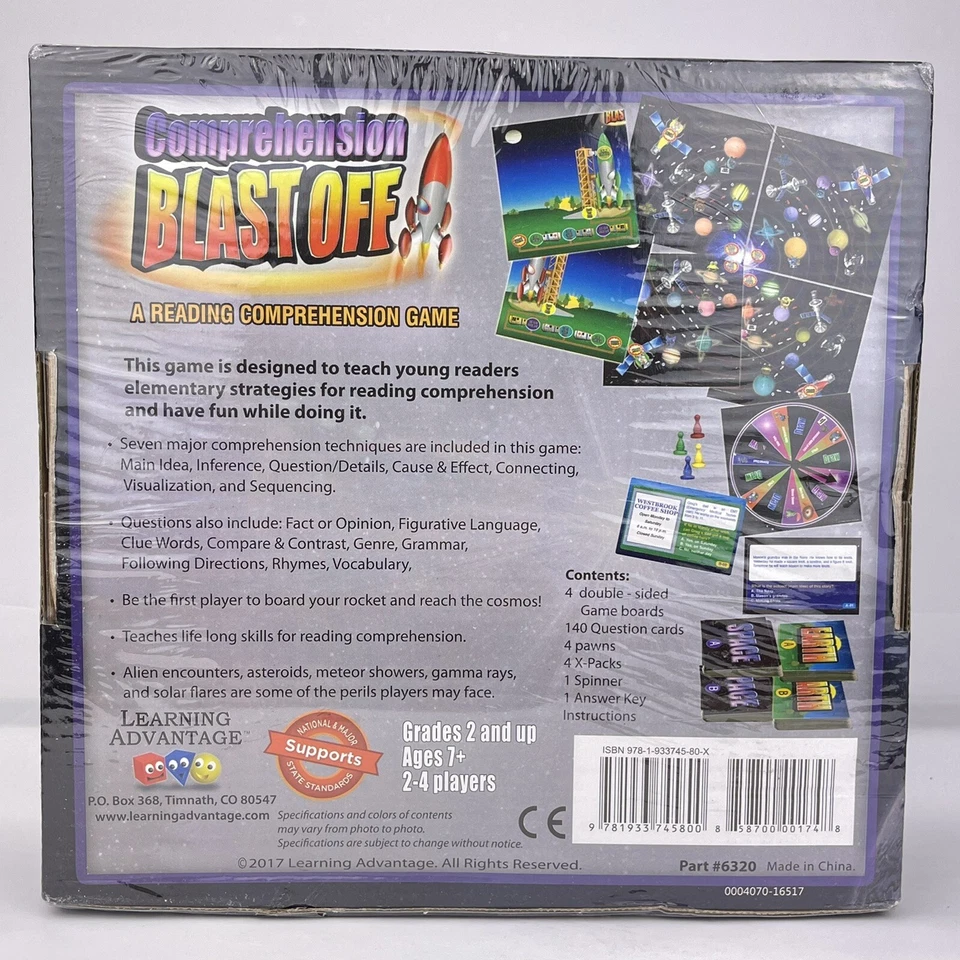 Comprehension Blast Off - A Reading Comprehension Game (Learning Advantage) - Image 2 of 4