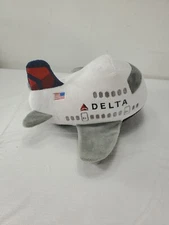 8" Daron Travel Delta Airlines Airplane Plush Stuffed Toy No Sound 2015
