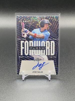 2021 Leaf Flash Jose Salas FF-JS1 Flash Forward Navy Auto /99 | Minnesota Twins
