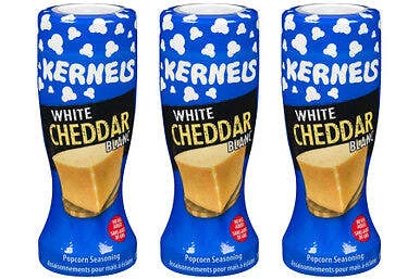 Kernels Popcorn Seasoning White Cheddar 110g 3.9 oz. 3pk Canadian