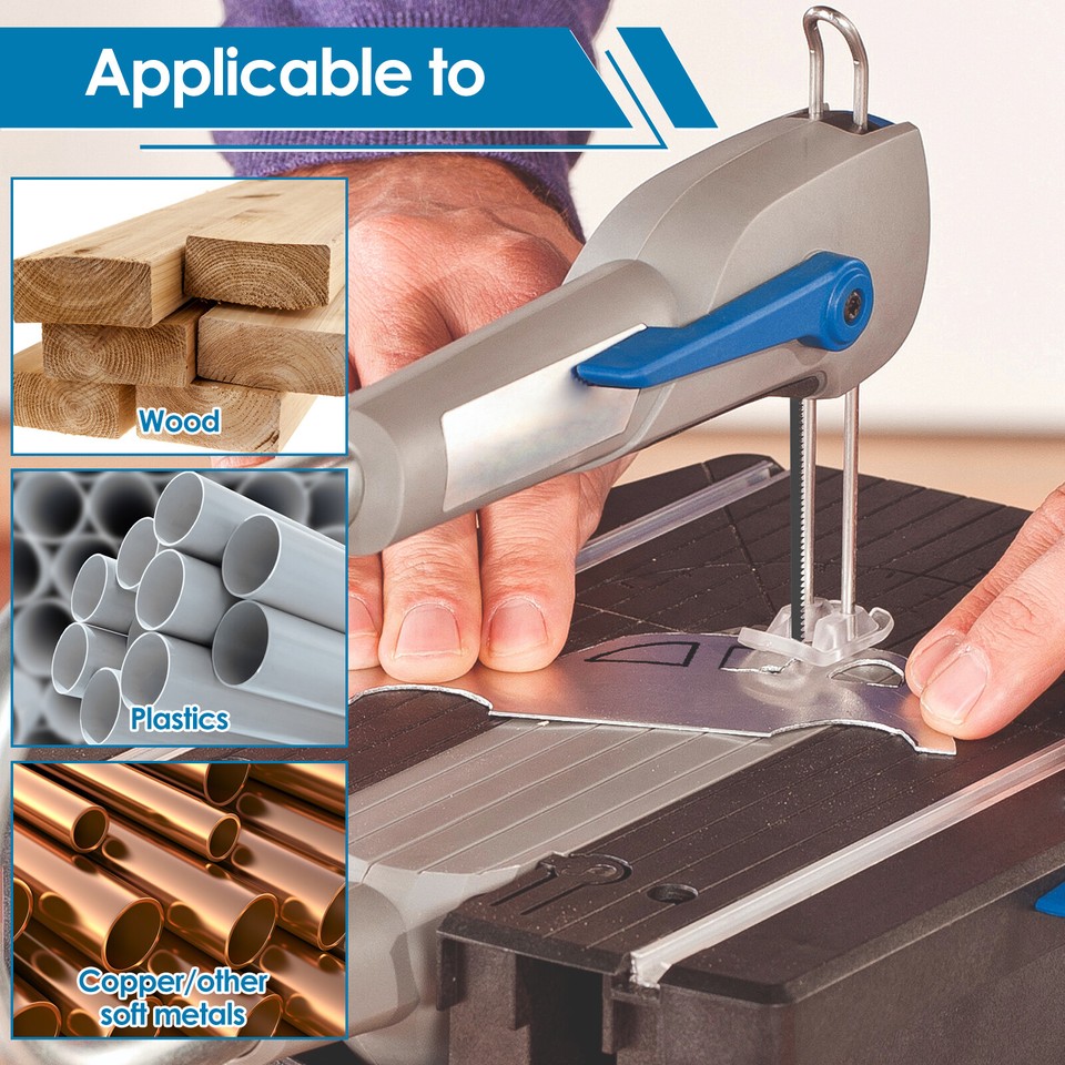 65Pcs Scroll Saw Blade Set 5inch High Carbon Steel Wood Cutting Saw