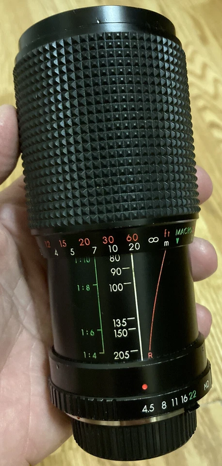 Minolta SRC Mount Super Albinar Auto Zoom MC F=80-205mm f4.5 Macro Lens 35mm SLR - Image 4 of 4