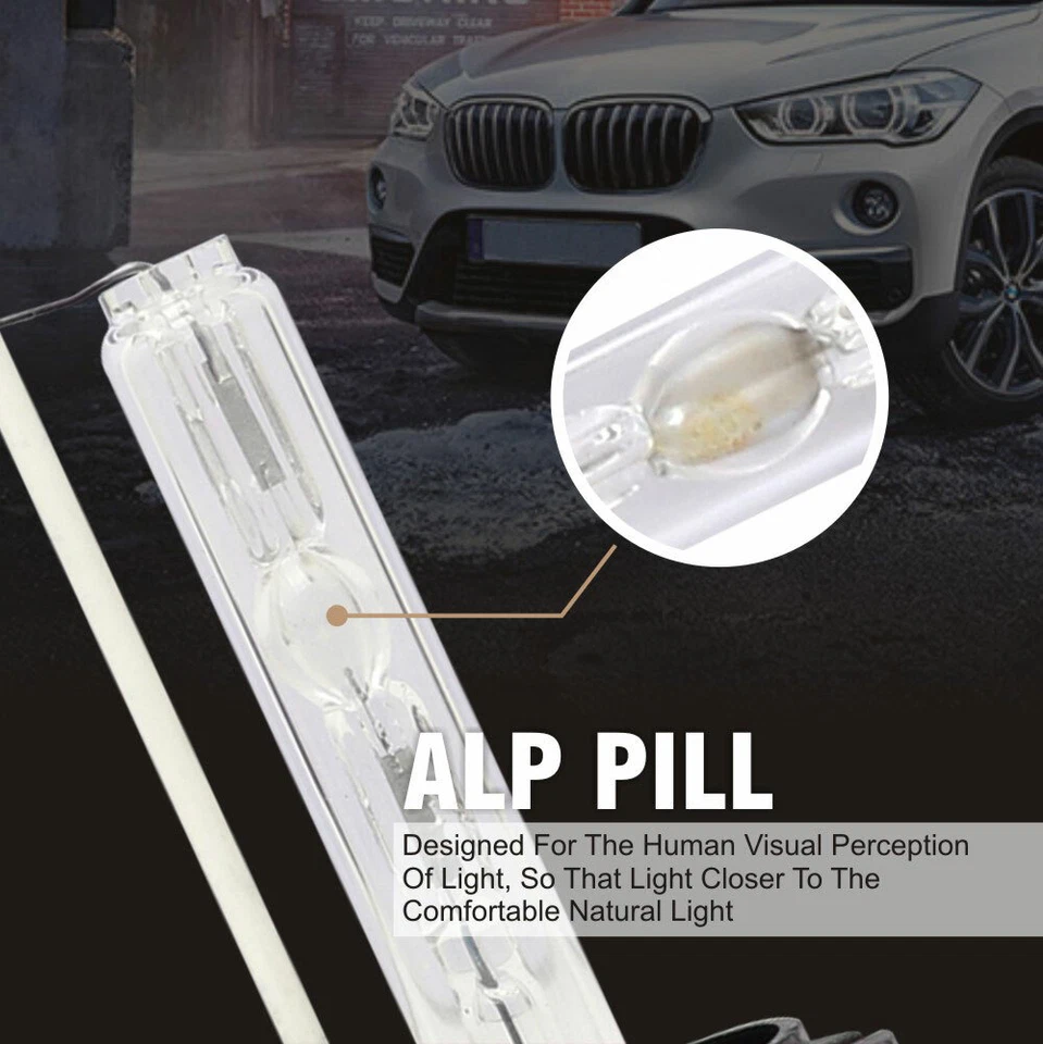 2x 8000K Ice Blue D2S D2R D2C HID Xenon Bulbs Factory Replacement Headlight Kit - Image 3 of 4