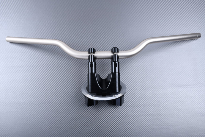 Rehausseur guidon TMAX 530 SJ09 aluminium titane accessoire moto 12-14