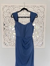 prom dresses used Blue Dillards Lace Up Detail On Back