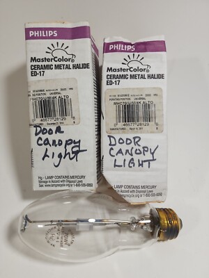 Philips MHC70/U/M/4K ALTO Metal Halide Lamp Light Bulb 70W MEDIUM BASE -Lot of 2