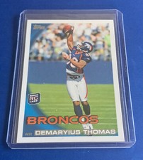 2010 Topps Football Demaryius Thomas Rookie Card #275 RC WR Denver Broncos R1. rookie card picture