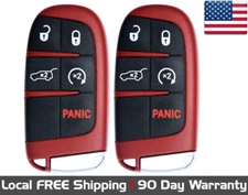 Lot 2x New Replacement PROXIMITY Keyless Remote Key Fob for Select Jeep & Dodge