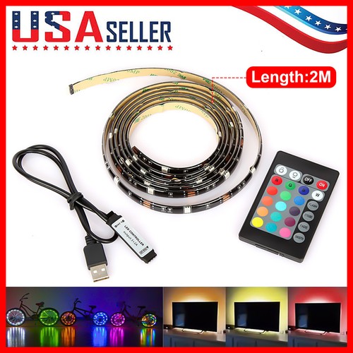 5050 RGB 5V USB TV Back Light LED Strip Lights Color Changing with 24Key Remote - Picture 20 of 22