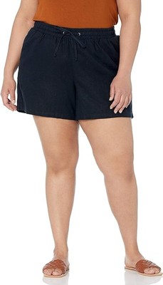 NEW Amazon Essentials 5'' Inseam Drawstring Linen Blend Short 2XL