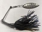 3 Vintage Spinner Baits, Early Strike King W/Red Eyes, Double Hook, Plastic Coat — photo 3