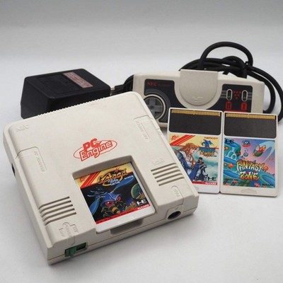 NEC PC Engine PI-TG001 Konsole mit Galaga  88, Dragon Spirit & Fantasy Zone