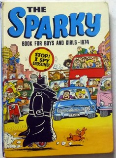 VINTAGE 1974: SPARKY BOOK FOR BOY AND GIRLS: ANNUAL: EXCELLENT: UNCLIPPED