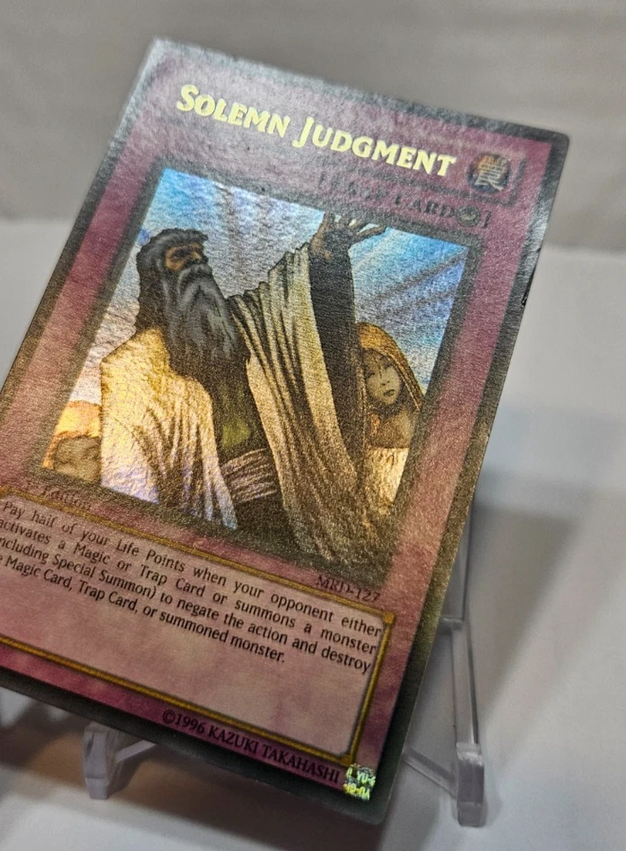 Solemn Judgment MRD-127 Ultra Rare 1st Edition Yugioh 7978 - Image 3 of 4