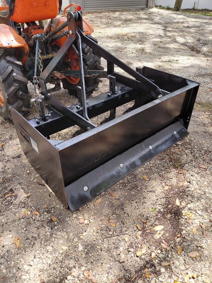 Box Blade/Scraper 48 in. Cat. 1, 3-pt. Hitch, 4 Rippers, NorTrac Brand ...