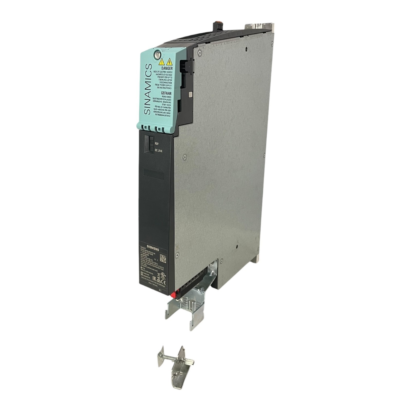 Siemens SINAMICS S120 Single Motor Module Industrial Use 6SL3120-1TE21-8AD0