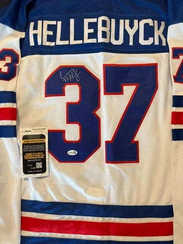 Connor Hellebuyck Signed Team USA 2026 Olympics Jersey Winnipeg Jets JSA COA