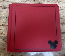 Creative Memories 7x7 Red  Black Disney Mickey Mouse album 24 pages
