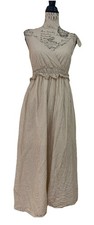 En Saison Amara Tiered V-Neck Maxi Dress Size Small