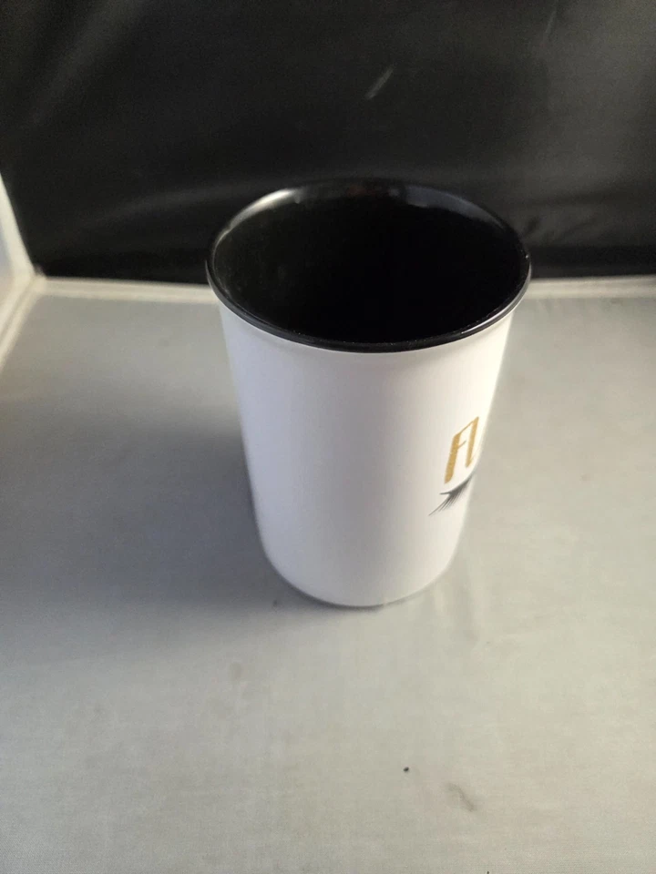 Taza Belleza Impecable Blanco Maquillaje Pincel Soporte Taza Organizador Foto 4 de 4