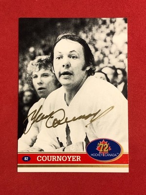 1991-92 Future Trends Canada  72 Gold Paint Autographs #82	Yvan Cournoyer